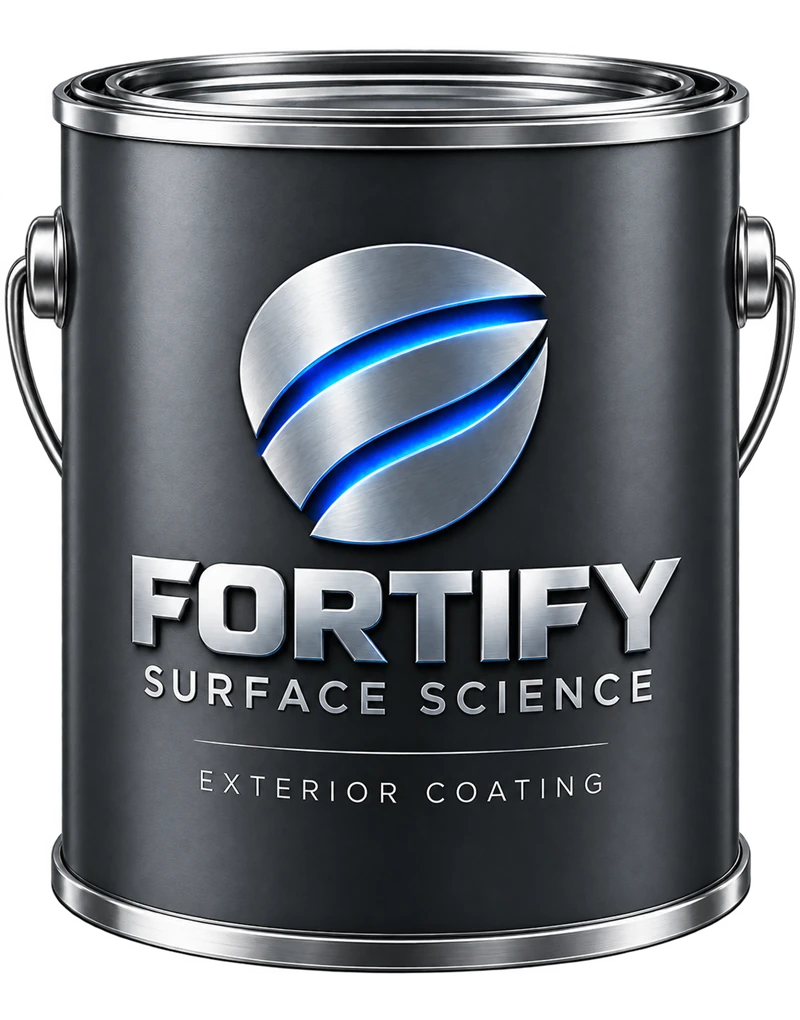 Fortify Surface Science exterior coating paint can